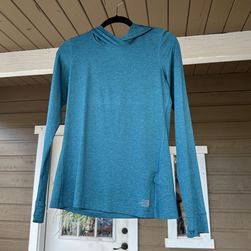 North Face - Running Hoodie - Blue - Small